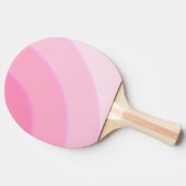 Roze zwirls Ping Pong Paddle Tafeltennisbatje (Zijkant)