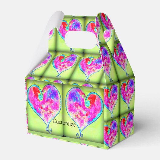 roze zwoerd groen bedankdoosjes (Voorkant Zijde)