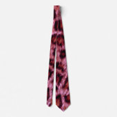 rozeachtige cheetah print stropdas (Achterkant)