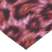 rozeachtige cheetah print tafelkleed (Gekanteld)