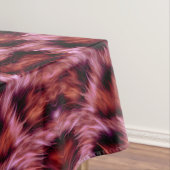 rozeachtige cheetah print tafelkleed (Voorbeeld)