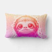 Rozeachtige Gleams, Cool Streams 33 x 53 Katoen Kussen (Achterkant)