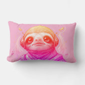 Rozeachtige Gleams, Cool Streams 33 x 53 Katoen Kussen (Voorkant)