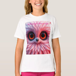 Rozeachtige Karakter T-shirt