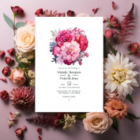 rozeachtige rode bloemen herfst bruiloft