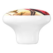 Rozeate Spoonbill Keramische Deurtrek Keramische Knop (Zijkant)