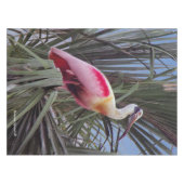 Rozeate Spoonbill tafelkleed (Voorkant (Horizontaal))