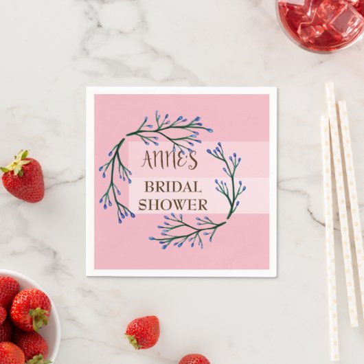 RozeBruids Douche Papieren servetten (Insitu)