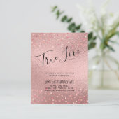 RozeGoud Glitter Glam Folie Look Bruiloft BUDGET (Staand voorkant)