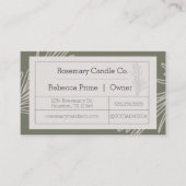 Rozemarijn apotheker label stijl (Voorkant)