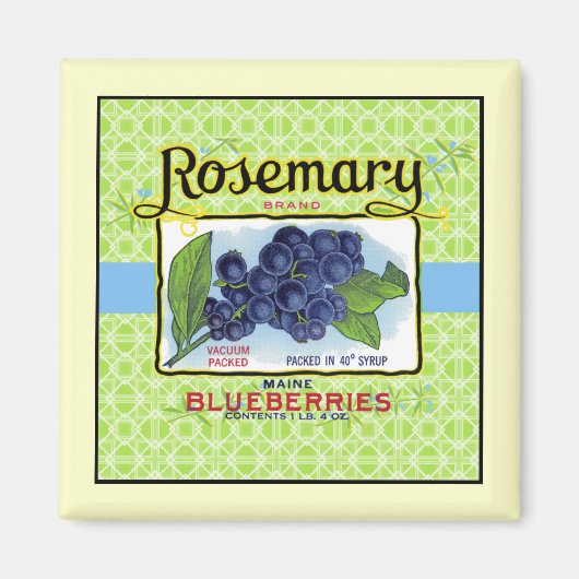 Rozemarijn Blueberry Magnet (Voorkant)