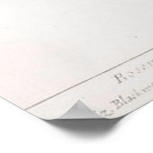 Rozemarijn botanische tekening kunst poster (Hoek)