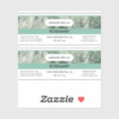 Rozemarijn Essentiële Oliën Geurstof Flesetiket Sticker (Vel)