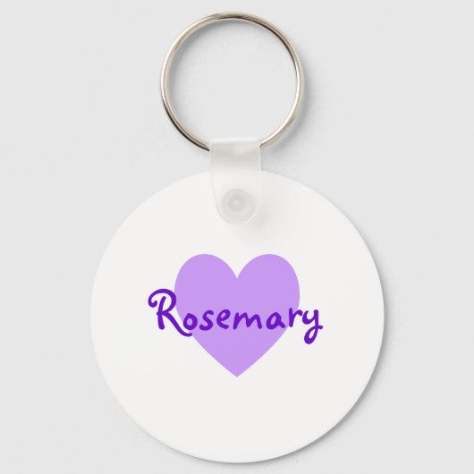 Rozemarijn in het Paars Sleutelhanger (Voorkant)