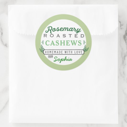 Rozemarijn Noten Labels (Tas)