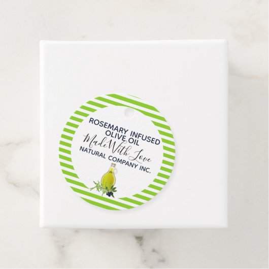 Rozemarijn Olijfolie zelfgemaakte producten label (In situ)