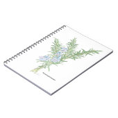 Rozemarijn Spiraal Notebook Notitieboek (Linkerzijde)