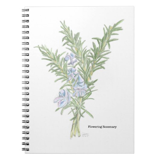 Rozemarijn Spiraal Notebook Notitieboek (Voorkant)