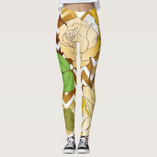 Rozen 10 leggings (Voorkant)