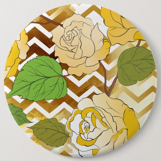 Rozen 10 ronde button 6,0 cm (Voorkant)