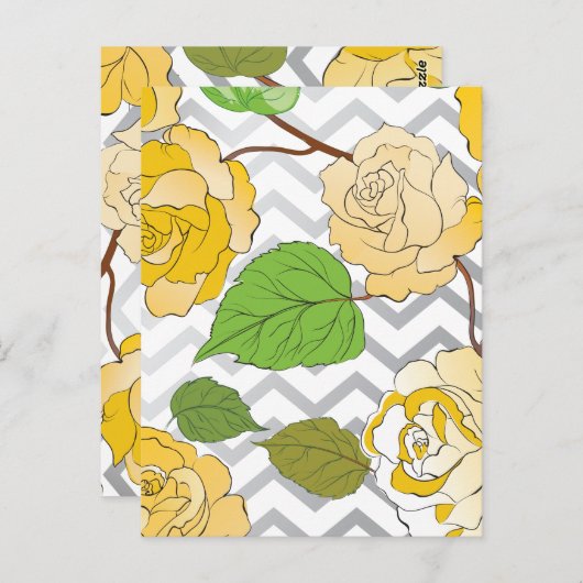 Rozen 11 briefkaart (Voorkant / Achterkant)