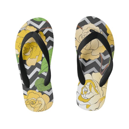 Rozen 11 kinder teenslippers (Voetbed)