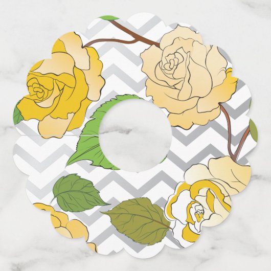 Rozen 11 wijnglaslabel (Achterkant)