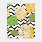 Rozen 12 fleece deken (Voorkant)