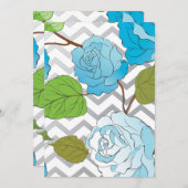 Rozen 14 bedankkaart (Voorkant / Achterkant)