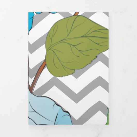 Rozen 14 drieluik wenskaart (Cover)