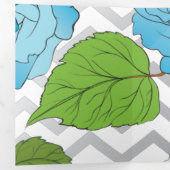 Rozen 14 drieluik wenskaart (Binnenzijde eerst)