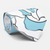 Rozen 14 stropdas (Opgerold)