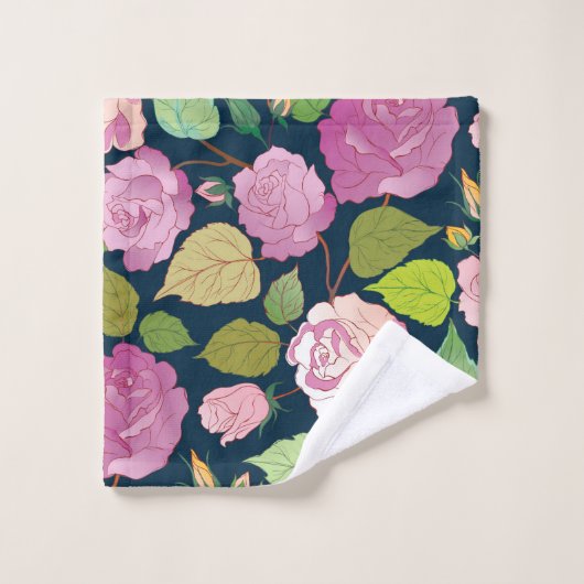 Rozen 16 bad handdoek (Wasdoekje)