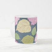 Rozen 16 matglas koffiemok (Voorkant links)