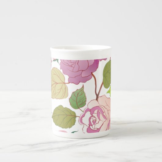 Rozen 17 porselein kop (Voorkant)