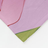 Rozen 18 fleece deken (Hoek)