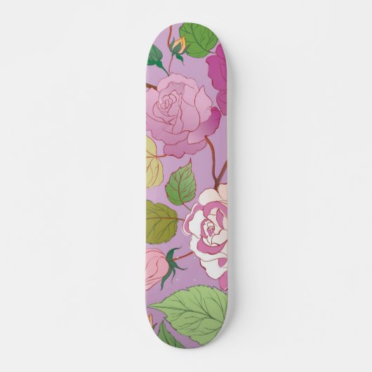 Rozen 18 persoonlijk skateboard (Voorkant)