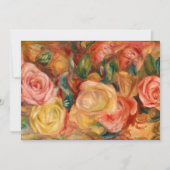Rozen, 1912 door Pierre-Auguste Renoir Feestdagenkaart (Voorkant)
