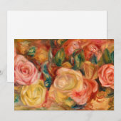 Rozen, 1912 door Pierre-Auguste Renoir Feestdagenkaart (Voorkant / Achterkant)