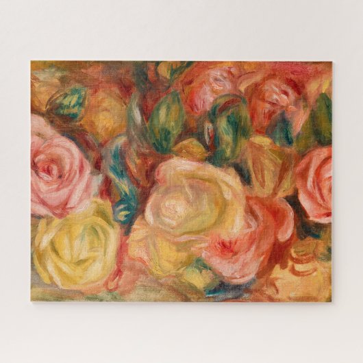 Rozen, 1912 door Pierre-Auguste Renoir Legpuzzel (Horizontaal)
