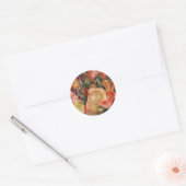 Rozen (1912) van Pierre-Auguste Renoir Fine Art Ronde Sticker (Envelop)