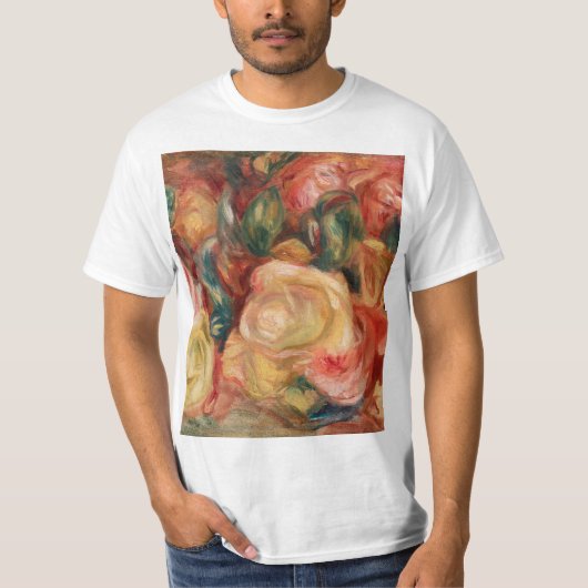Rozen (1912) van Pierre-Auguste Renoir Fine Art T-shirt (Voorkant)