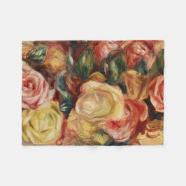 Rozen (1912) van Pierre-Auguste Renoir Fleece Deken