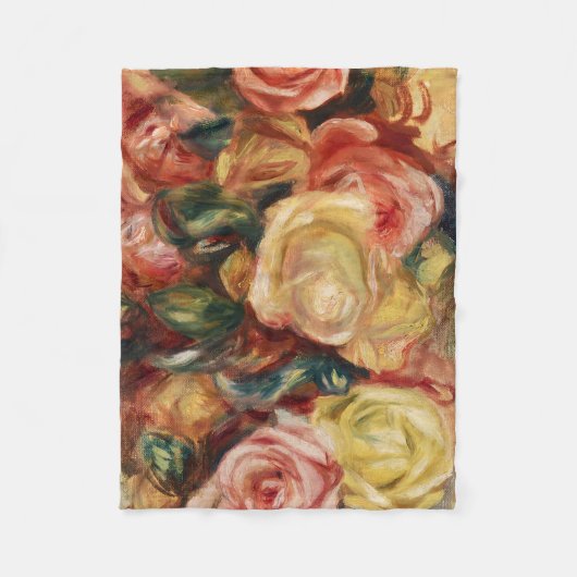 Rozen (1912) van Pierre-Auguste Renoir Fleece Deken (Voorkant)