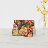 Rozen (1912) van Pierre-Auguste Renoir Kaart (Gele Bloem)