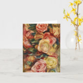 Rozen (1912) van Pierre-Auguste Renoir Kaart (Gele Bloem)