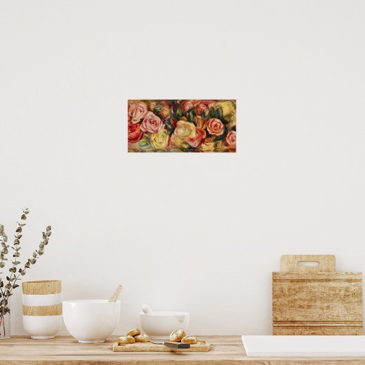 Rozen (1912) van Pierre-Auguste Renoir Poster (Keuken)