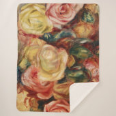 Rozen (1912) van Pierre-Auguste Renoir Sherpa Deken (Voorkant)