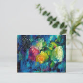 Rozen, 1929 fijn kunstschilderij briefkaart (Staand voorkant)