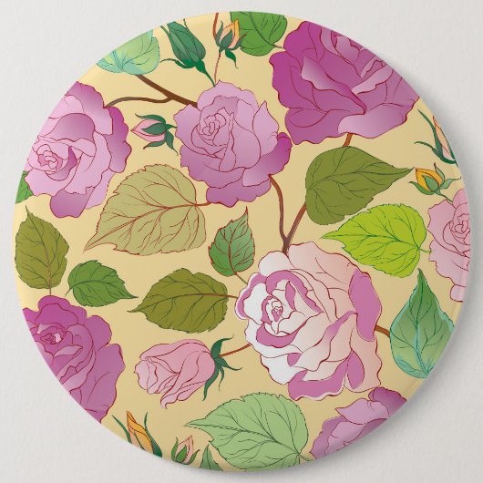 Rozen 19 ronde button 6,0 cm (Voorkant)